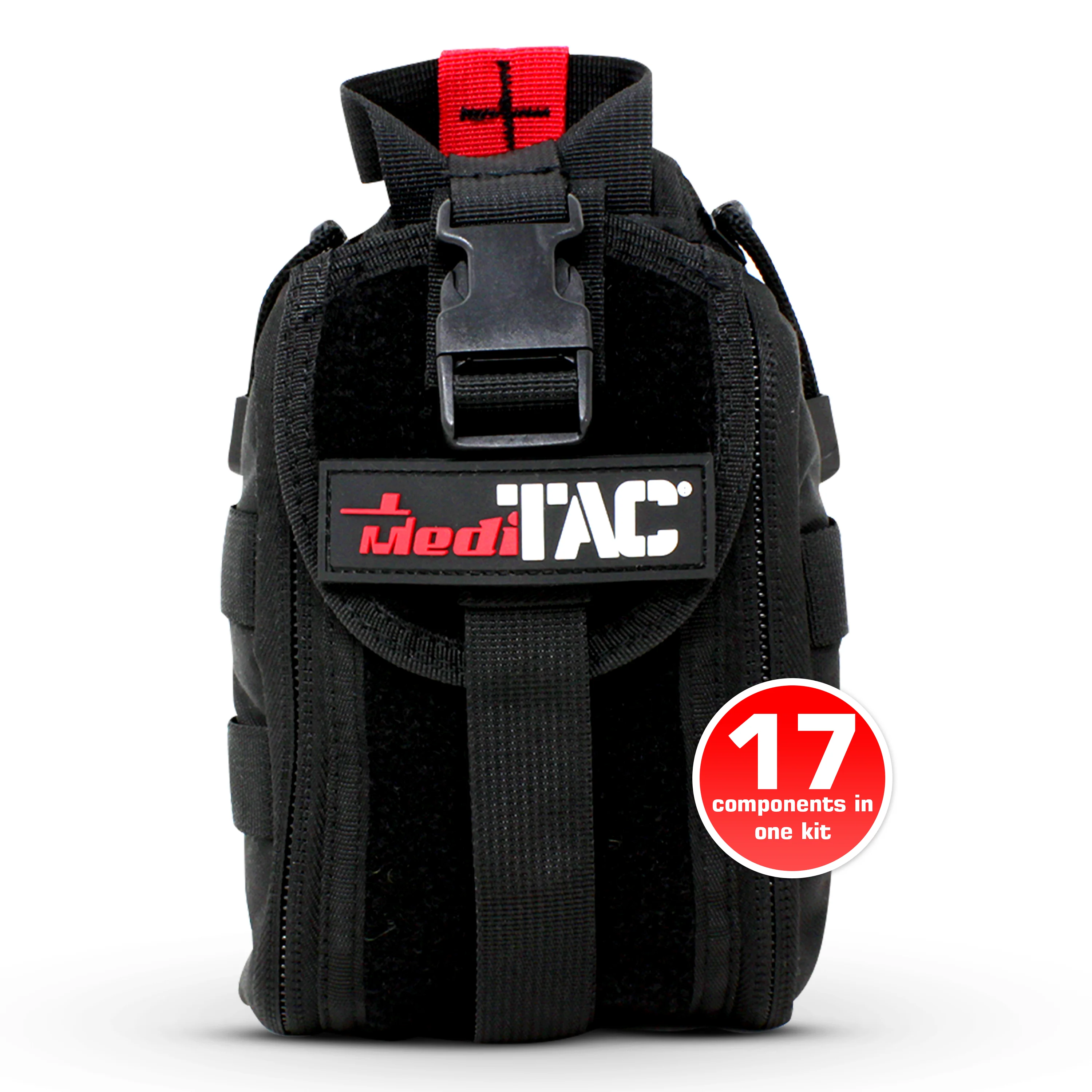 Premium Tactical IFAK Kit w Rip-Away Velcro, SOF Tourniquet & CELOX - Image 5