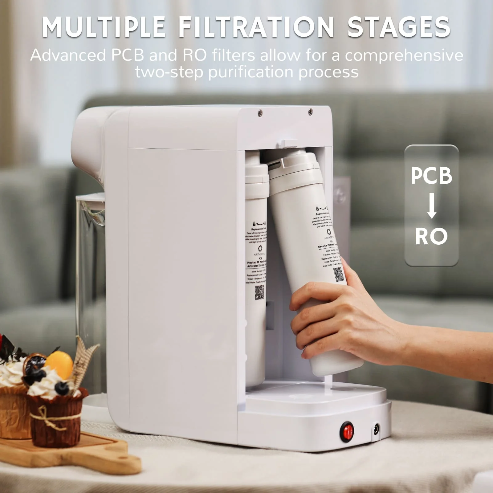 Pristine Lite3 RO Countertop Instant Filtered Water Dispenser - Image 2