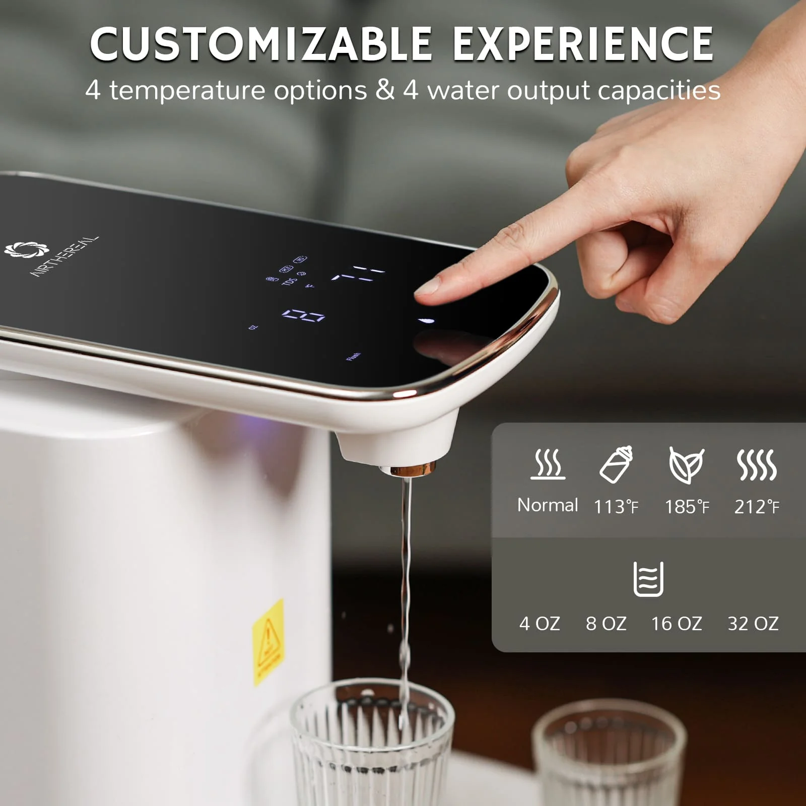 [Discontinued] Pristine Pro6H RO Countertop Instant Hot Filtered Water Dispenser - Image 6