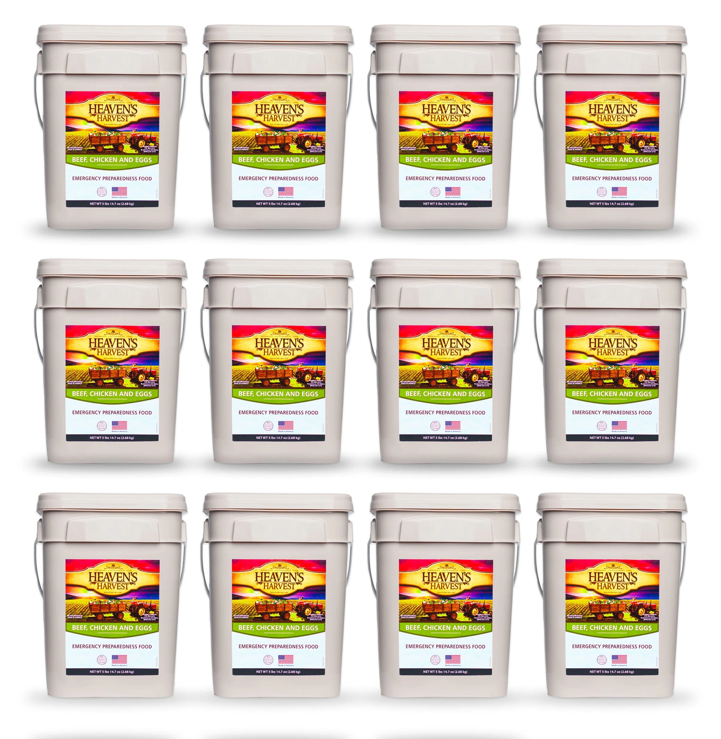 Protein Booster Bucket - 1 Person 1 Month - 132 Serving - Emergency Survival Food Kit - Image 8