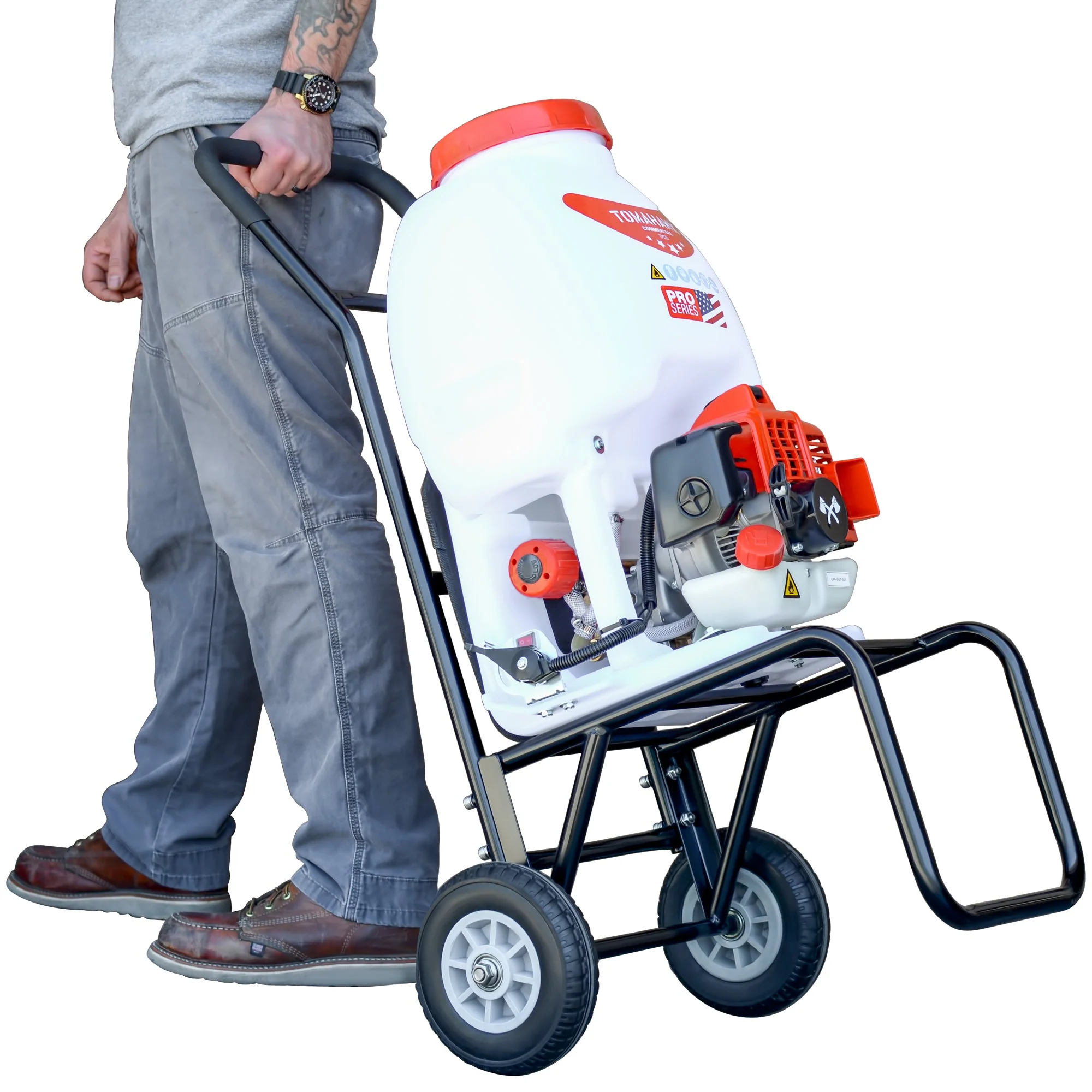 Push Cart Trolley for Backpack Sprayer - Image 2