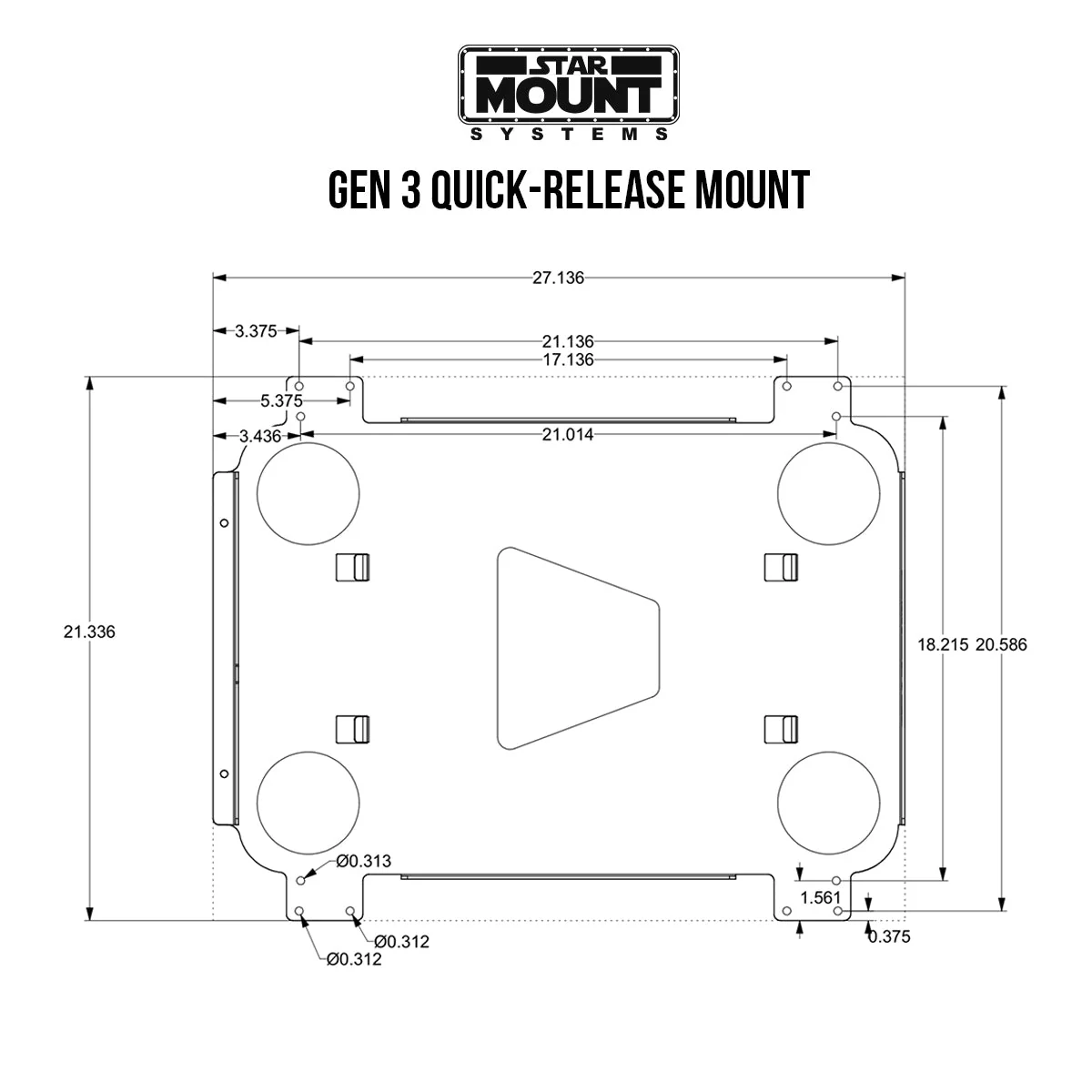 Quick-Release Mount for Gen 3 Voyager Star-Mount - Image 8