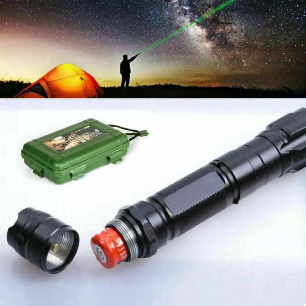 Rechargeable Green Laser Pointer 532nm USB Long Range - Image 6