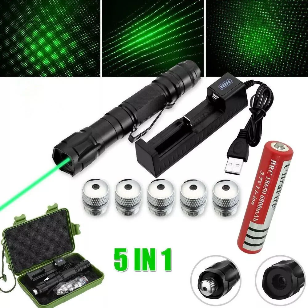 Rechargeable Green Laser Pointer 532nm USB Long Range - Image 7