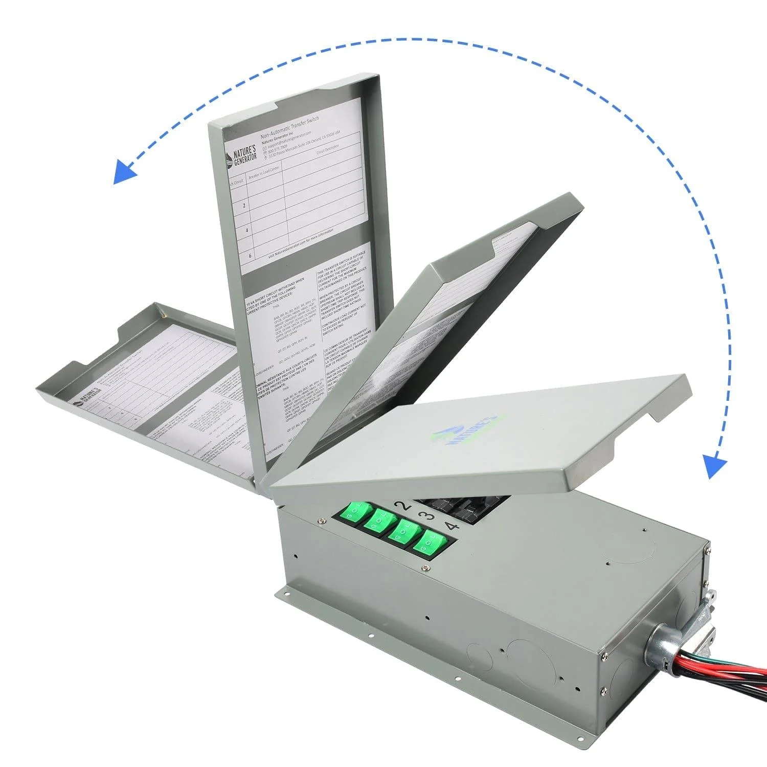 Refurbished - 120V 15A 4-Circuit Non-Automatic Transfer Switch - Image 7