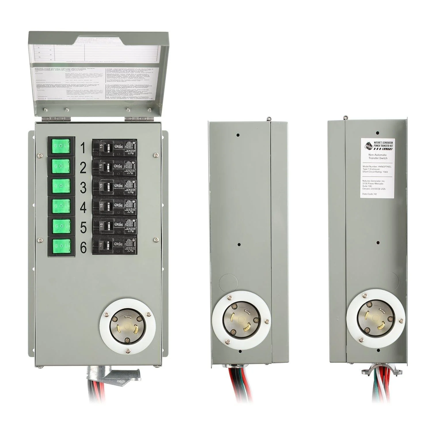 Refurbished - 120V 30A 6-Circuit Non-Automatic Transfer Switch - Image 11