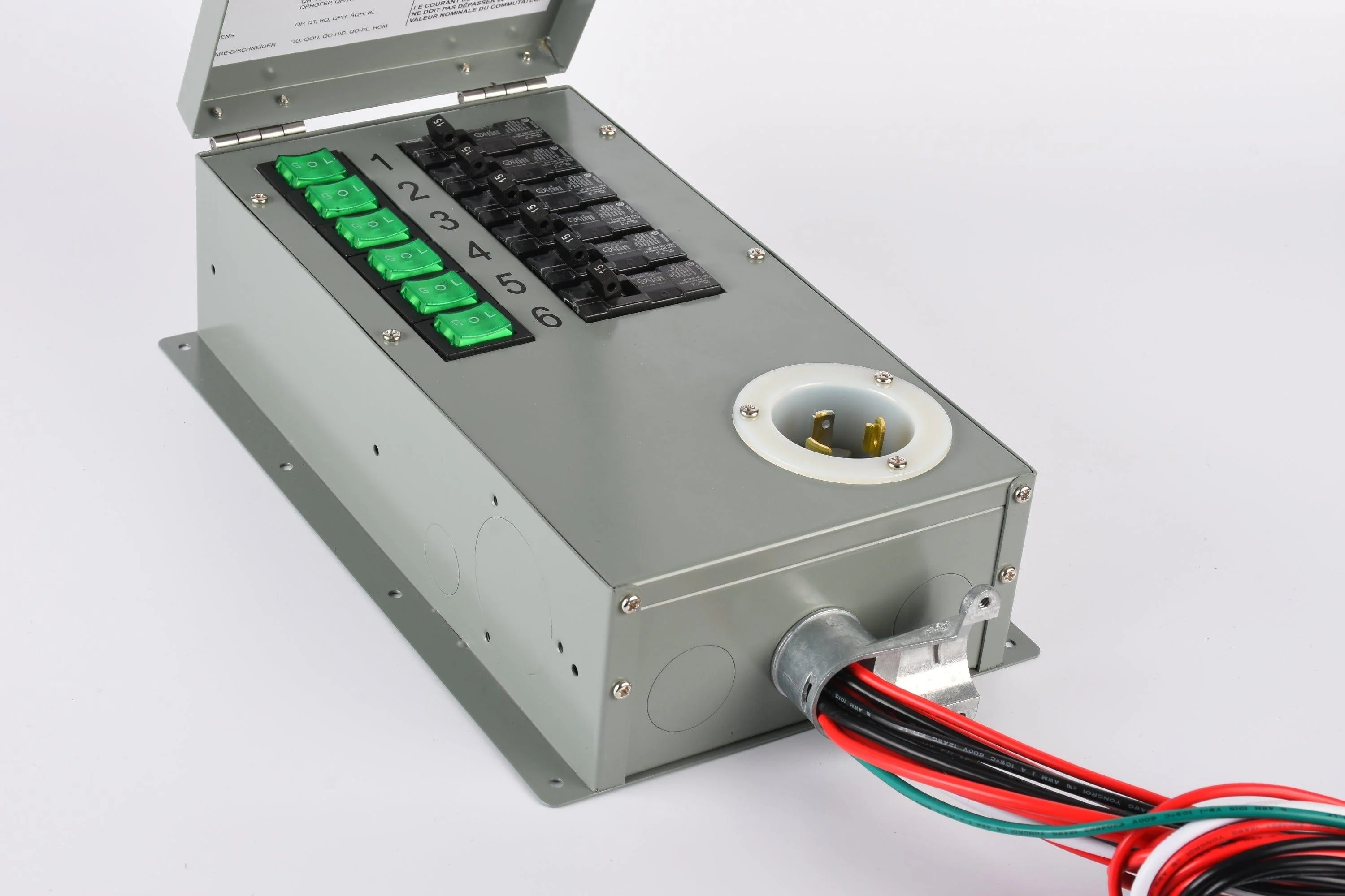 Refurbished - 120V 30A 6-Circuit Non-Automatic Transfer Switch - Image 4
