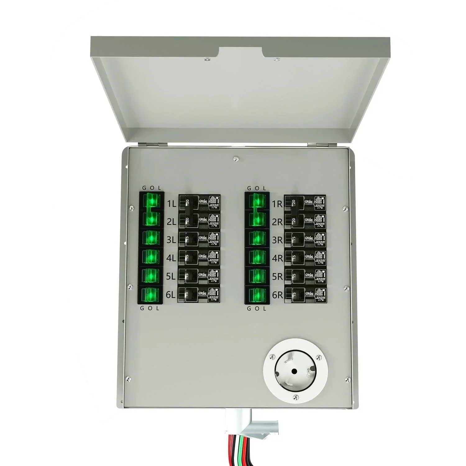 Refurbished - Nature's Generator 120/240V 50A 12-Circuit Non-Automatic Transfer Switch - Image 6