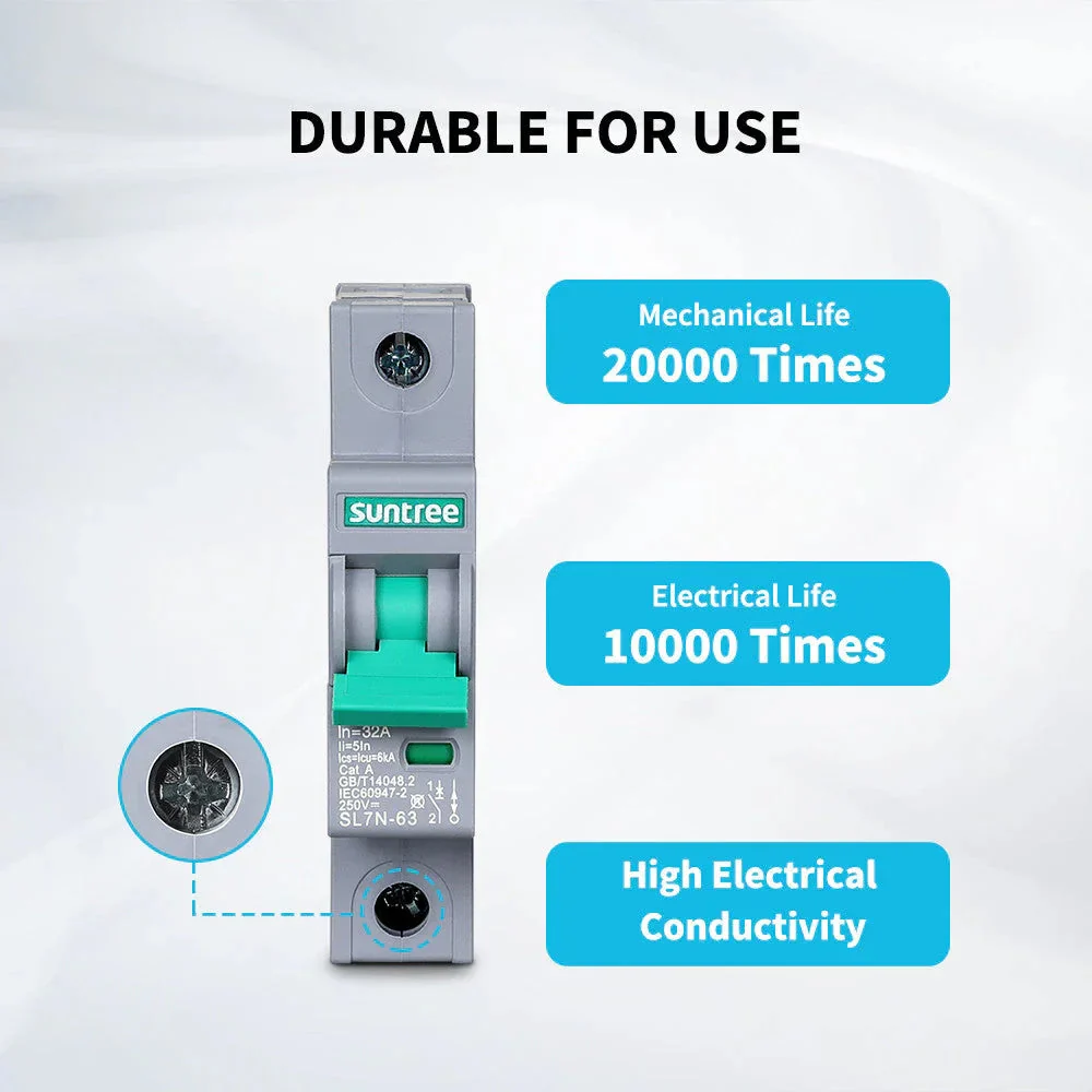 Renogy 10A/16A/32A/50A/63A 1P DC Miniature Circuit Breaker - Image 4