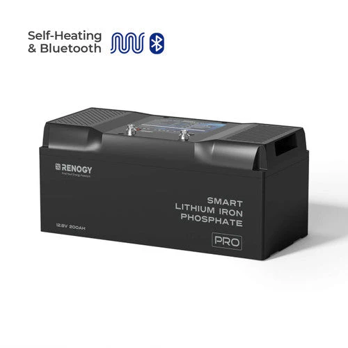Renogy 12V 200Ah Pro Smart Lithium Iron Phosphate Battery w/Bluetooth & Self-heating Function (SC) - Image 2