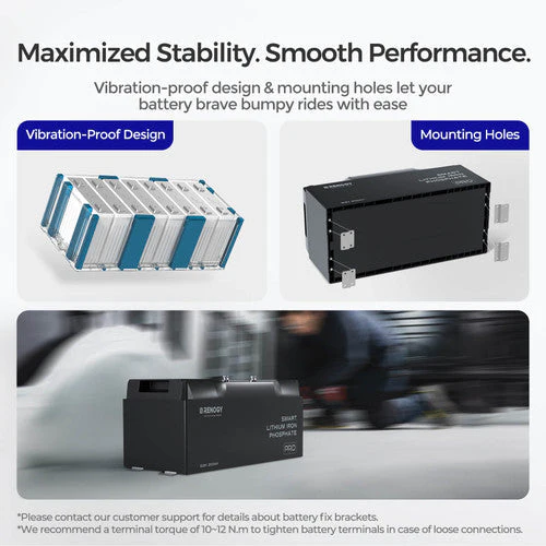 Renogy 12V 200Ah Pro Smart Lithium Iron Phosphate Battery w/Bluetooth & Self-heating Function (SC) - Image 6