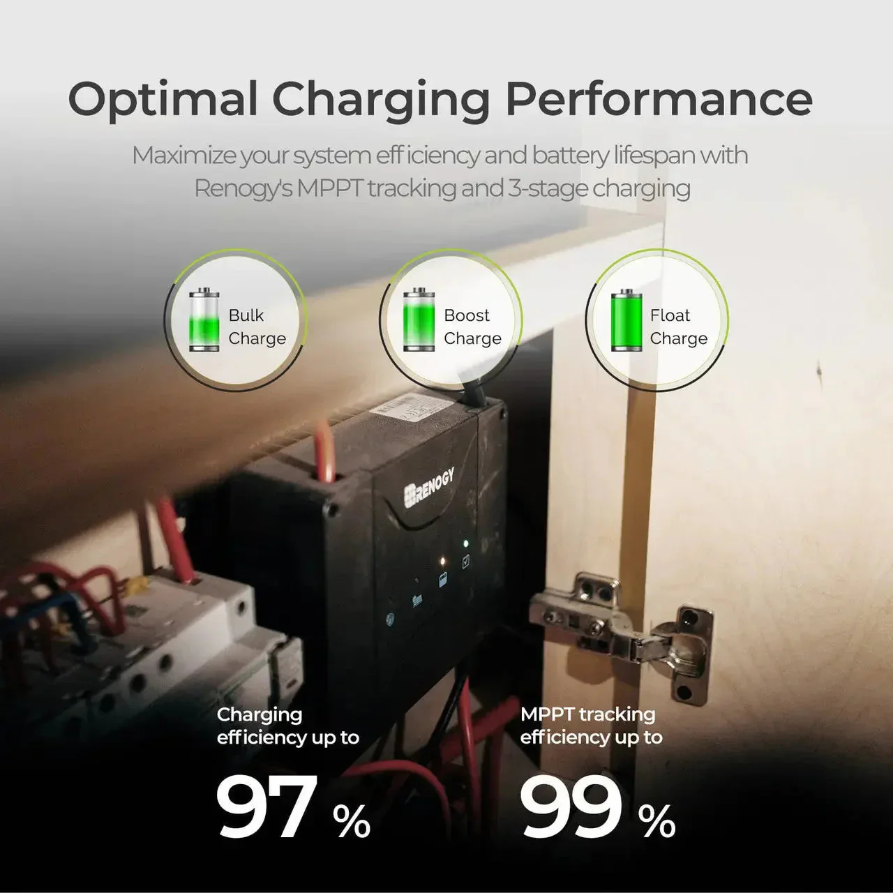 Renogy 12V 30A/50A DC-DC On-Board Battery Charger with MPPT - Image 7