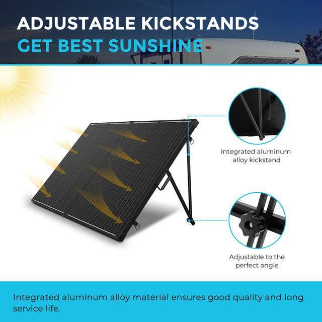 Renogy 200 Watt 12 Volt Monocrystalline Foldable Solar Suitcase (SC) - Image 6