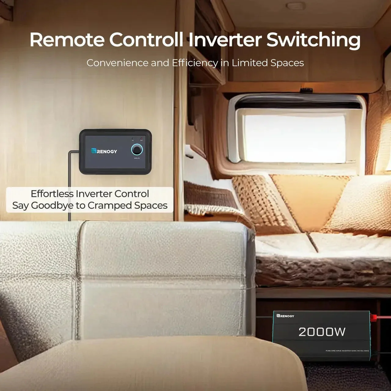 Renogy 2000W 12V Pure Sine Wave Inverter - Image 7