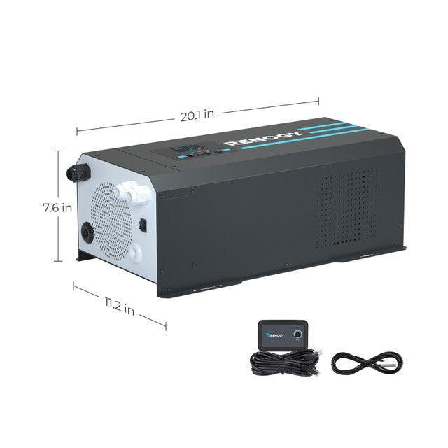 Renogy 2000W 12V Pure Sine Wave Inverter Charger w/ LCD Display (SC) - Image 10