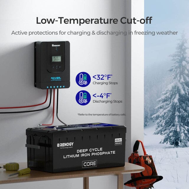 Renogy 24V 100Ah Core Series Deep Cycle Lithium Iron Phosphate Battery (SC) - Image 4