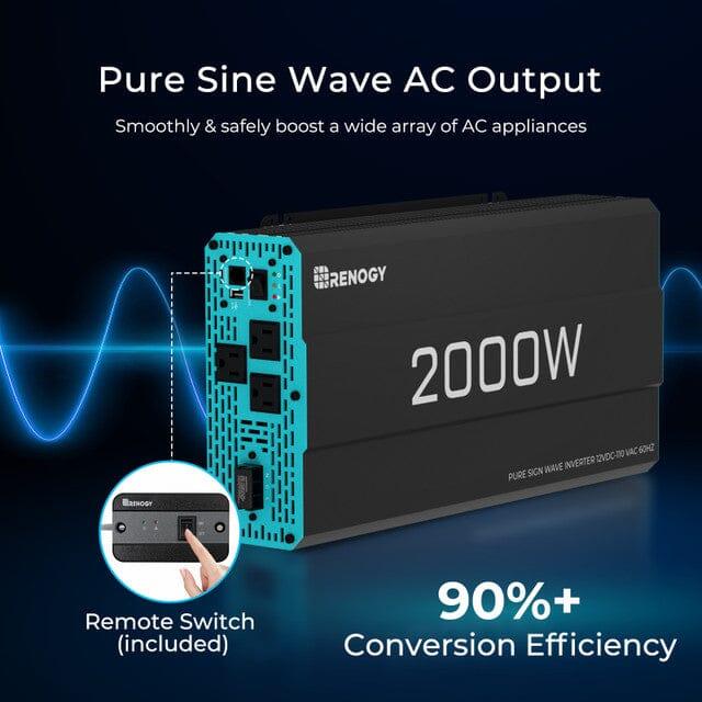 Renogy 400W 12 Volt Complete Solar Kit with Two 100Ah Deep-Cycle AGM / LiFePO4 Batteries (SC) - Image 6