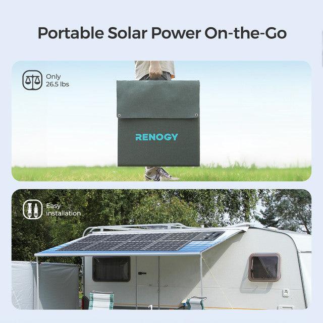 Renogy 400W Portable Solar Panel Foldable Monocrystalline Solar Blanket (SC) - Image 5