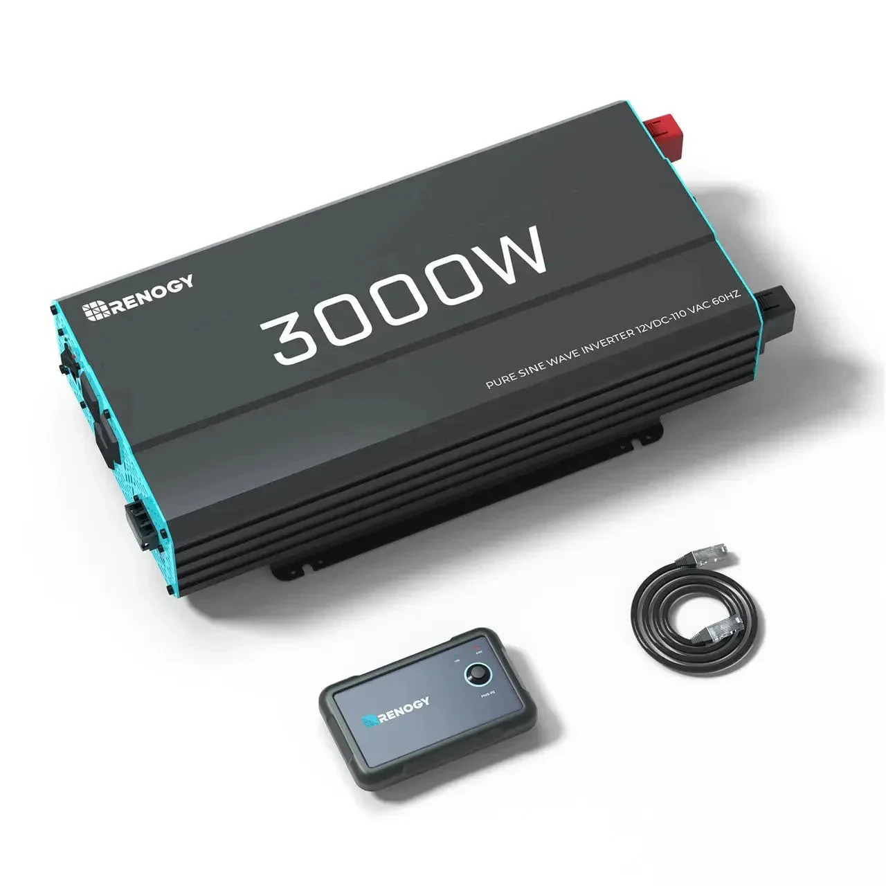 Renogy 700W/1000W/2000W/3000W 12V Pure Sine Wave Inverter - Image 2