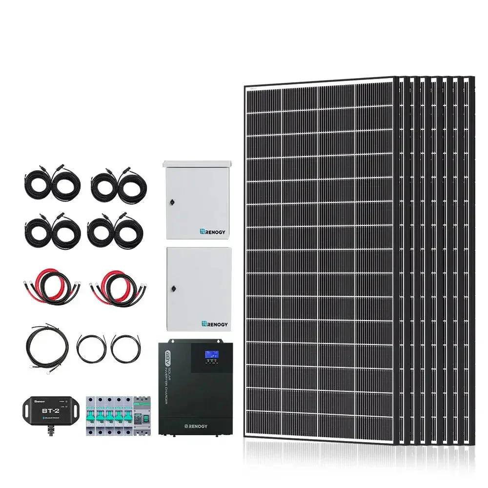 Renogy Complete Cabin Solar Kit 1200W 2500W | Optional 9.6kWh Deep-Cycle AGM / LiFePO4 Batteries - Image 10
