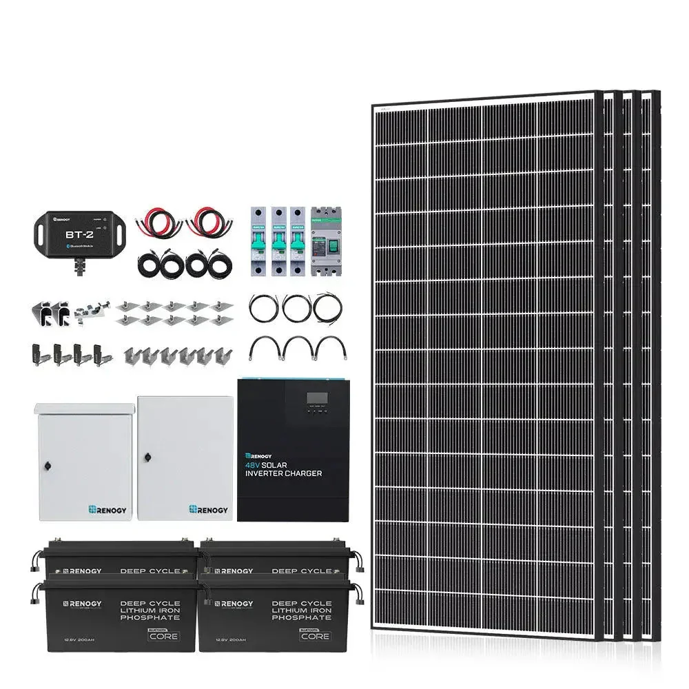 Renogy Complete Cabin Solar Kit 1200W 2500W | Optional 9.6kWh Deep-Cycle AGM / LiFePO4 Batteries - Image 13