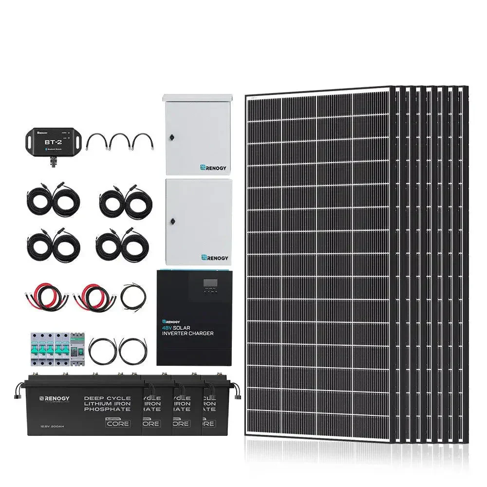 Renogy Complete Cabin Solar Kit 1200W 2500W | Optional 9.6kWh Deep-Cycle AGM / LiFePO4 Batteries - Image 15