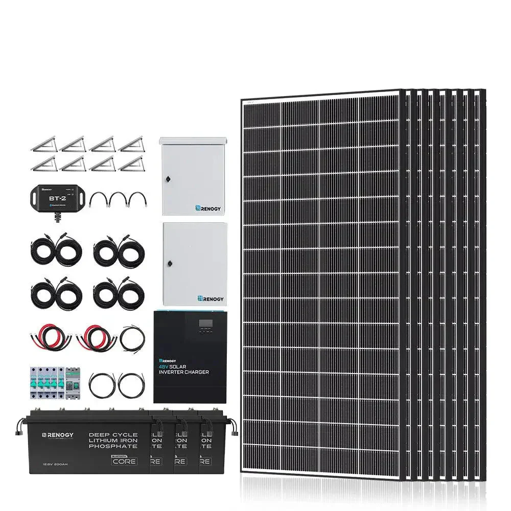Renogy Complete Cabin Solar Kit 1200W 2500W | Optional 9.6kWh Deep-Cycle AGM / LiFePO4 Batteries - Image 16