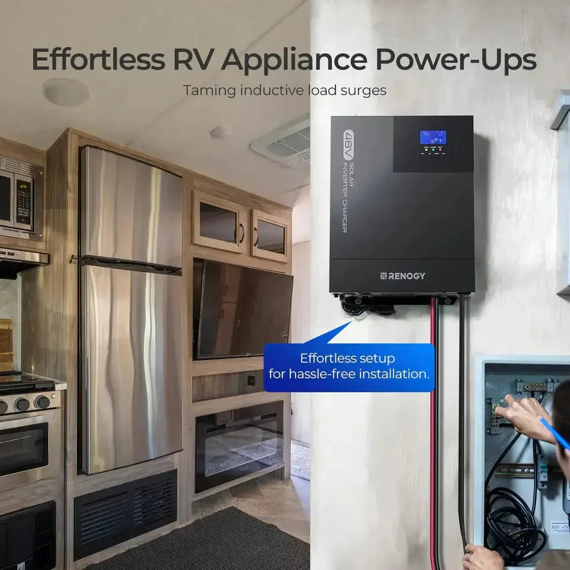 Renogy Complete Cabin Solar Kit 1200W 2500W | Optional 9.6kWh Deep-Cycle AGM / LiFePO4 Batteries - Image 6