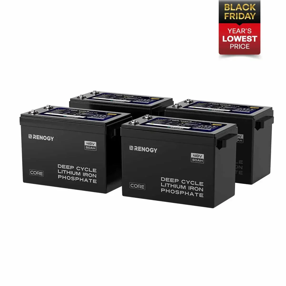 Renogy Core - 48V 50Ah Smart Lithium Iron Phosphate Battery w/Self-heating - Image 15
