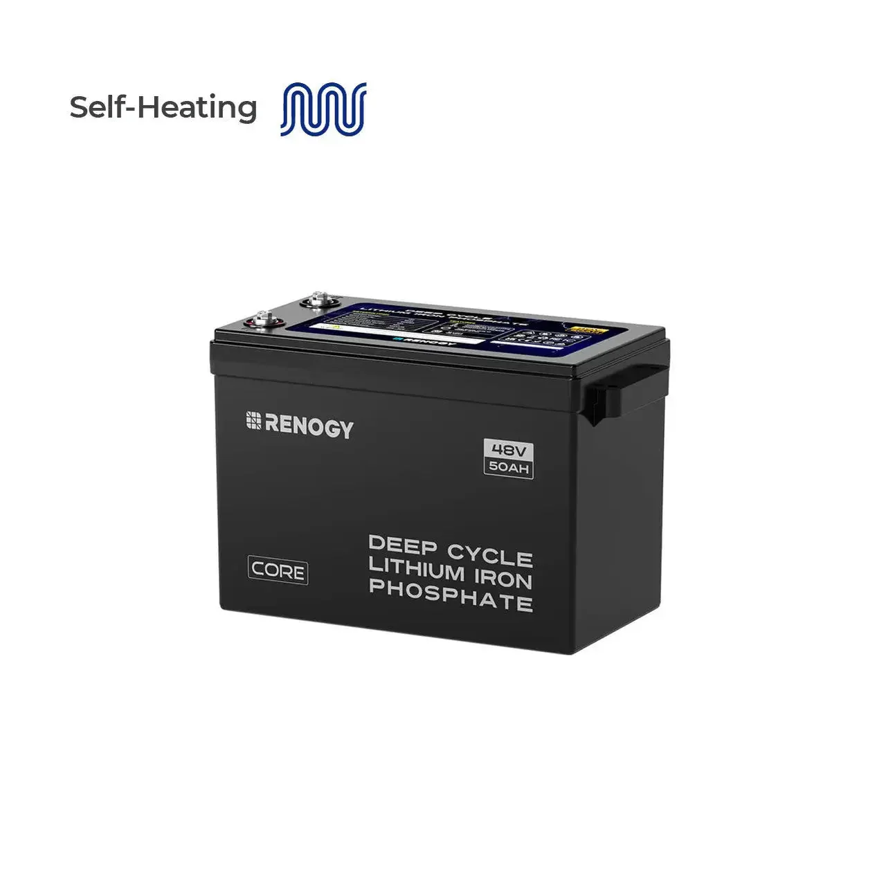 Renogy Core - 48V 50Ah Smart Lithium Iron Phosphate Battery w/Self-heating - Image 2