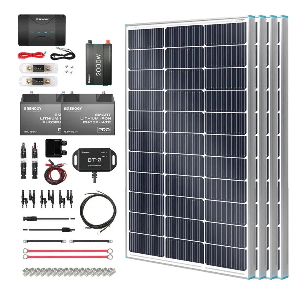 Renogy Customizable RV Solar Kit 400W 12V | DC-DC Battery Charger with MPPT - Image 14