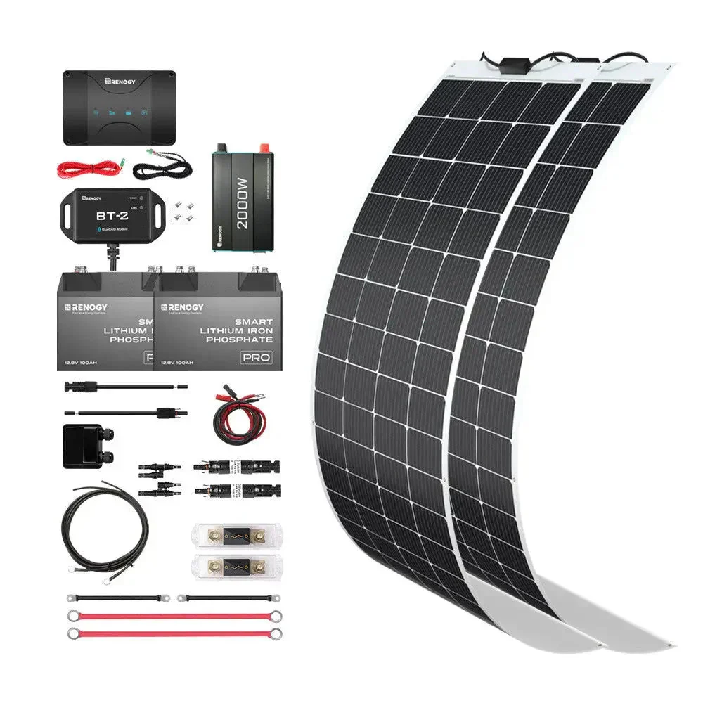 Renogy Customizable RV Solar Kit 400W 12V | DC-DC Battery Charger with MPPT - Image 7