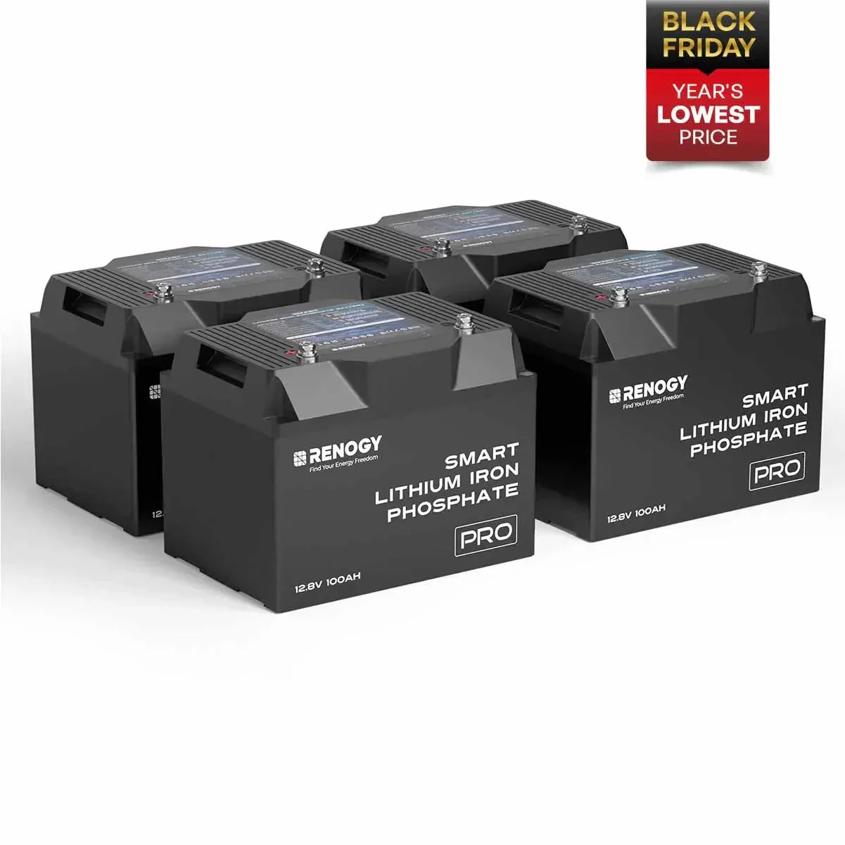 Renogy Pro - 12V 100Ah/200Ah Smart LiFePO4 Battery w/ Bluetooth & Self-Heating - Image 32