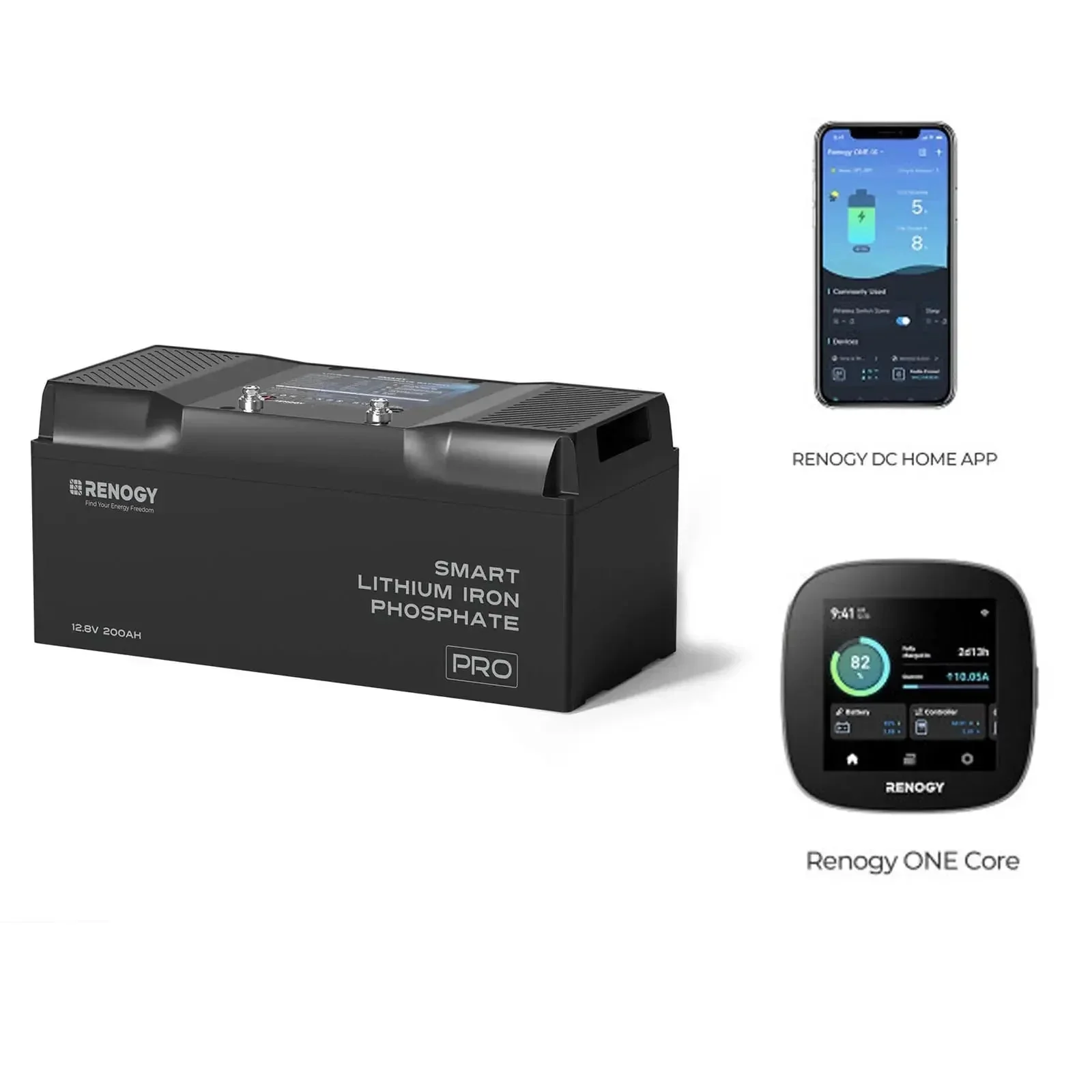Renogy Pro - 12V 100Ah/200Ah Smart LiFePO4 Battery w/ Bluetooth & Self-Heating - Image 7