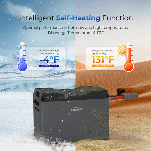 Renogy REGO 12V 400Ah Cold Weather LiFePO4 Battery (SC) - Image 5