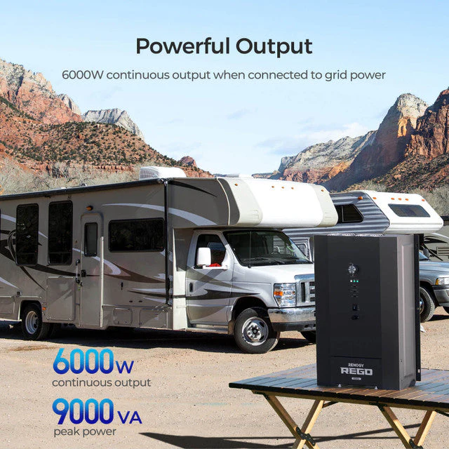 Renogy REGO 3000W 12V Pure Sine Wave HF Inverter Charger Split-phase Design (SC) - Image 7