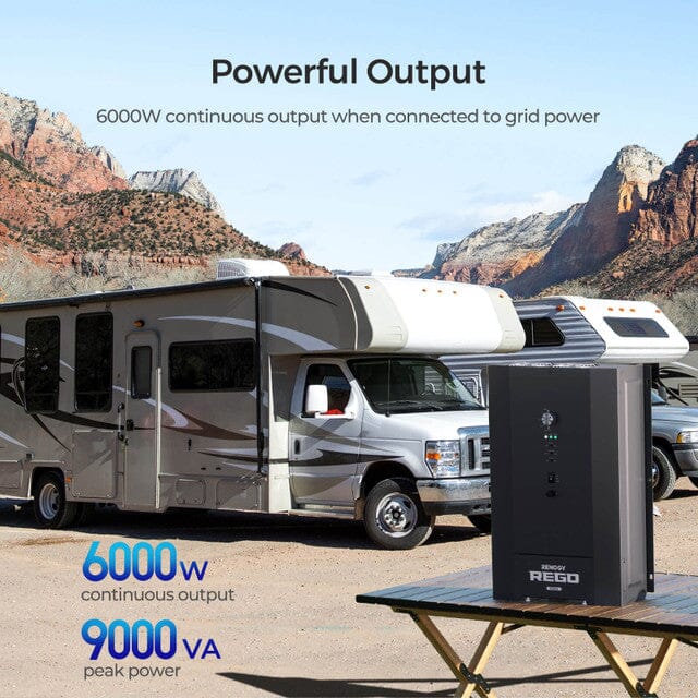 Renogy REGO 3000W 12V Pure Sine Wave HF Inverter Charger Split-phase Design (SC) - Image 8