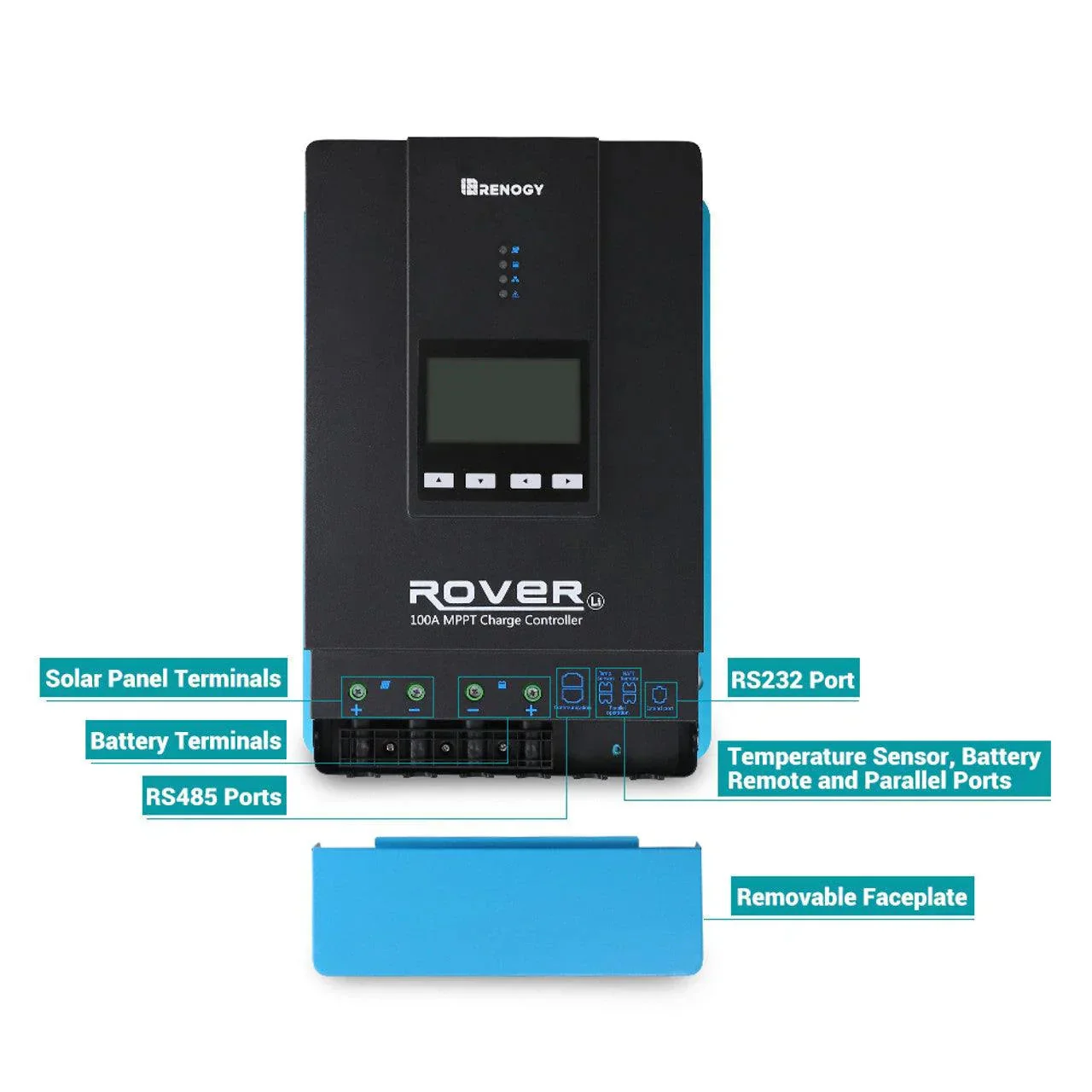 Renogy Rover 100 Amp MPPT Solar Charge Controller (SC) - Image 4