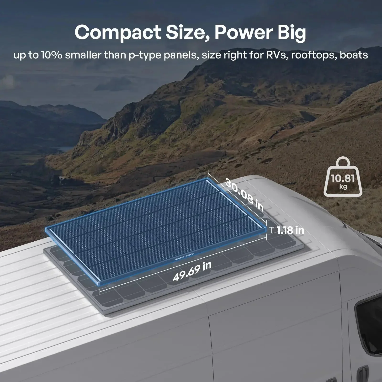 Renogy ShadowFlux N-Type Anti-Shading 200W 120W Solar Panel - Image 10