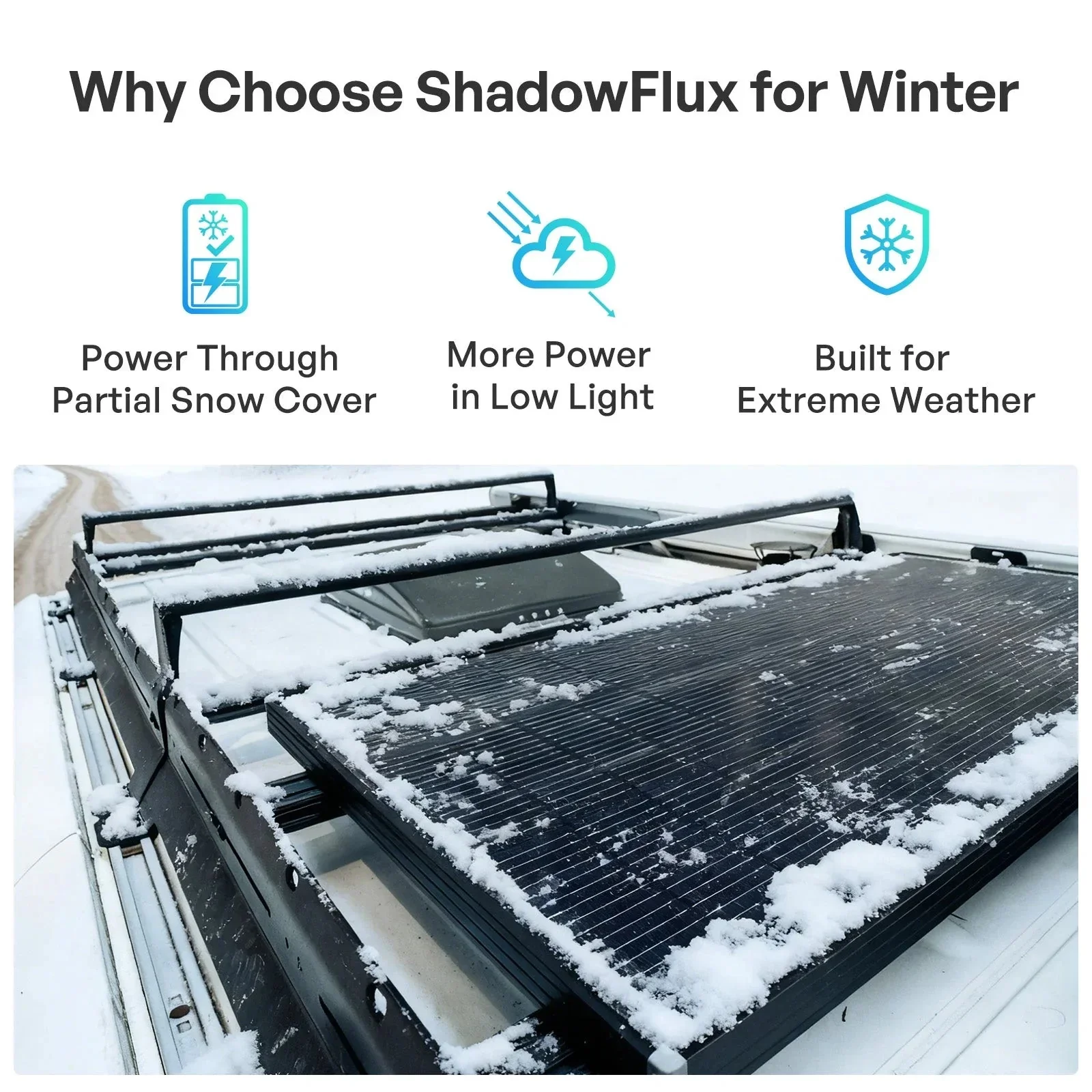 Renogy ShadowFlux N-Type Anti-Shading 200W 120W Solar Panel - Image 5