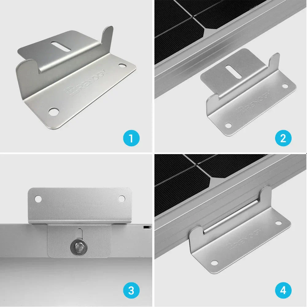 Renogy Solar Panel Mounting Z Bracket -- Set of 4 - Image 4