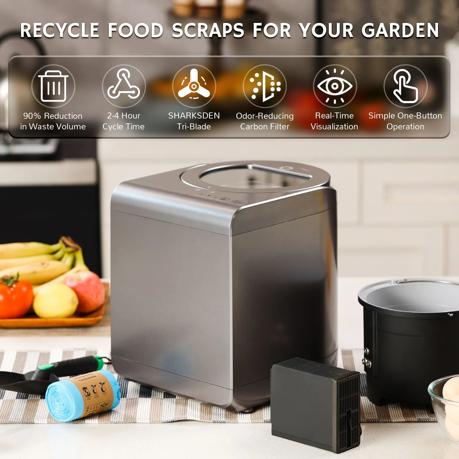 Revive Electric Kitchen Composter, Visual Version - Image 5