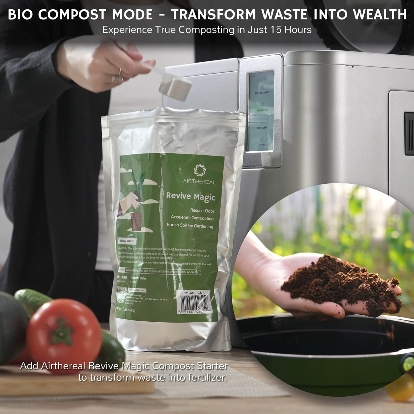 Revive R800 5L WiFi Kitchen Composter - Image 7