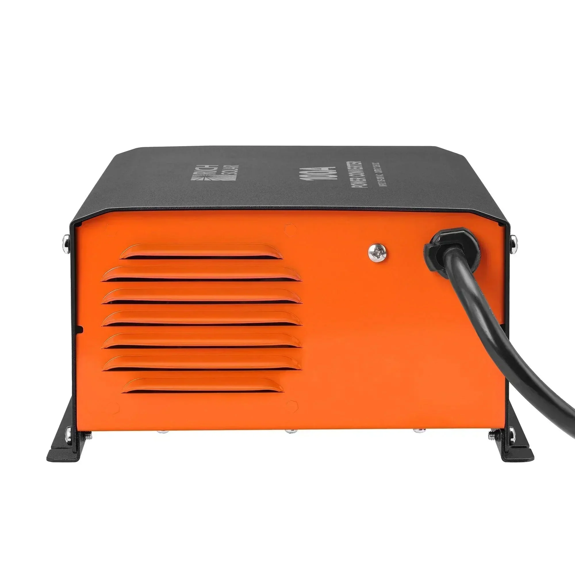 Rich Solar - 100 Amp Power Converter | 100A 120V Battery Charger | Overload, Overheat, Reverse Polarity Protection | Plug and Play - Image 4