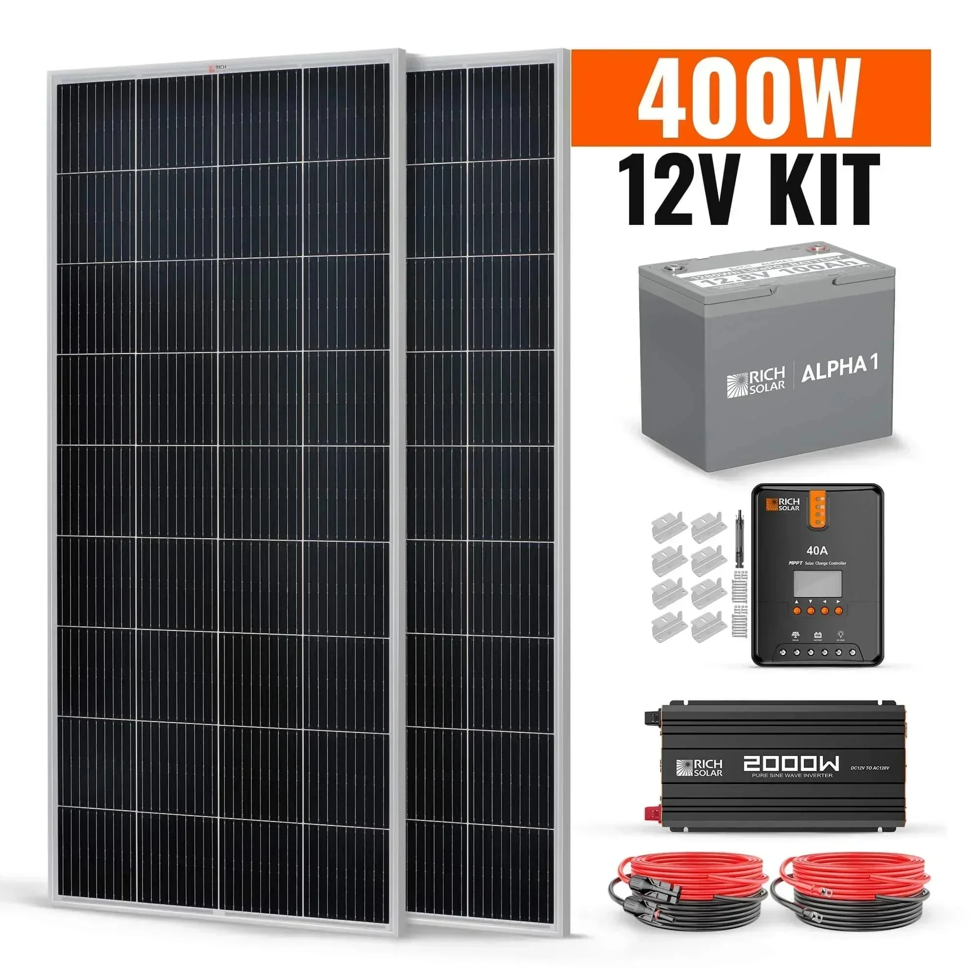 Rich Solar - 400 Watt Complete Solar Kit - Image 2