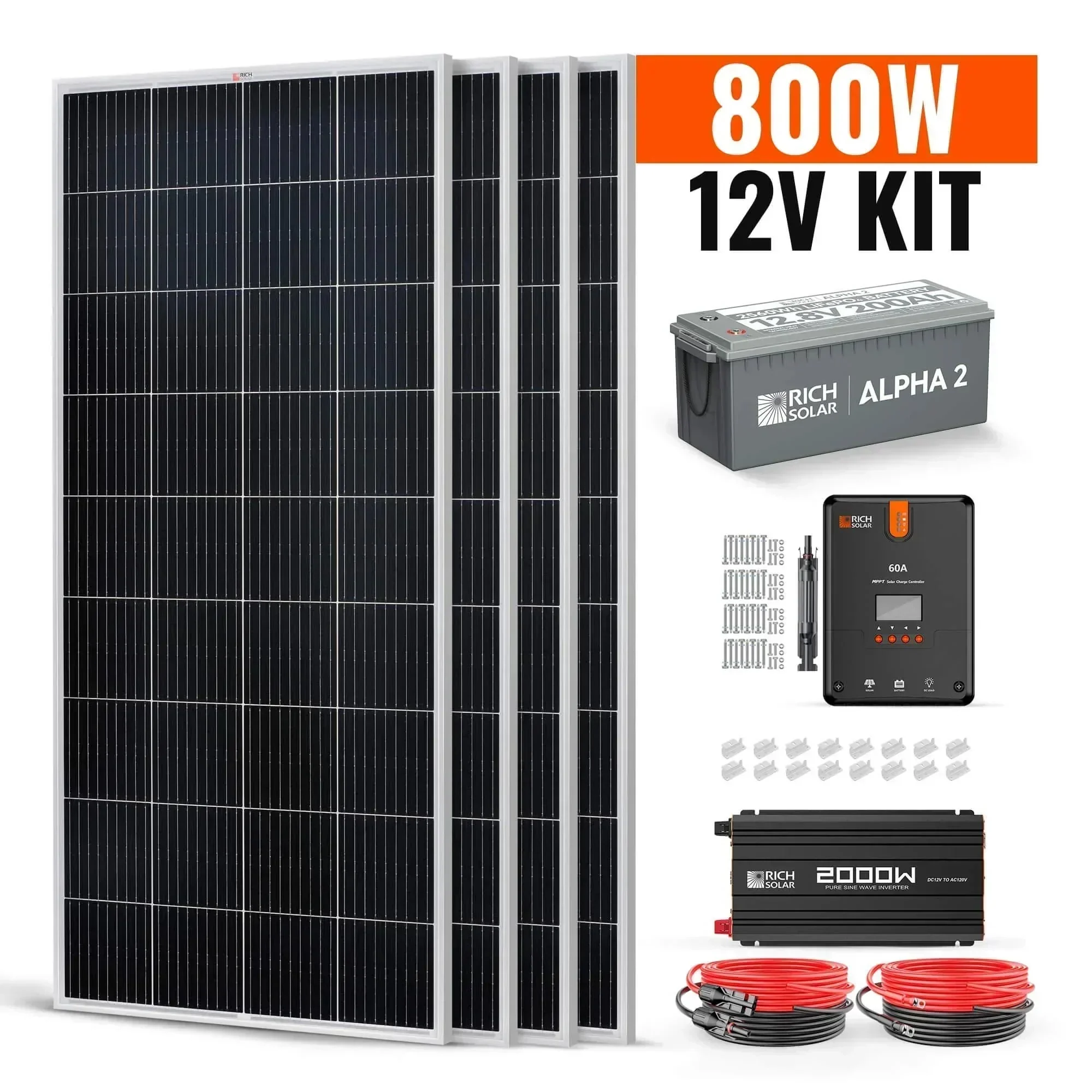 Rich Solar - 800 Watt Complete Solar Kit - Image 2