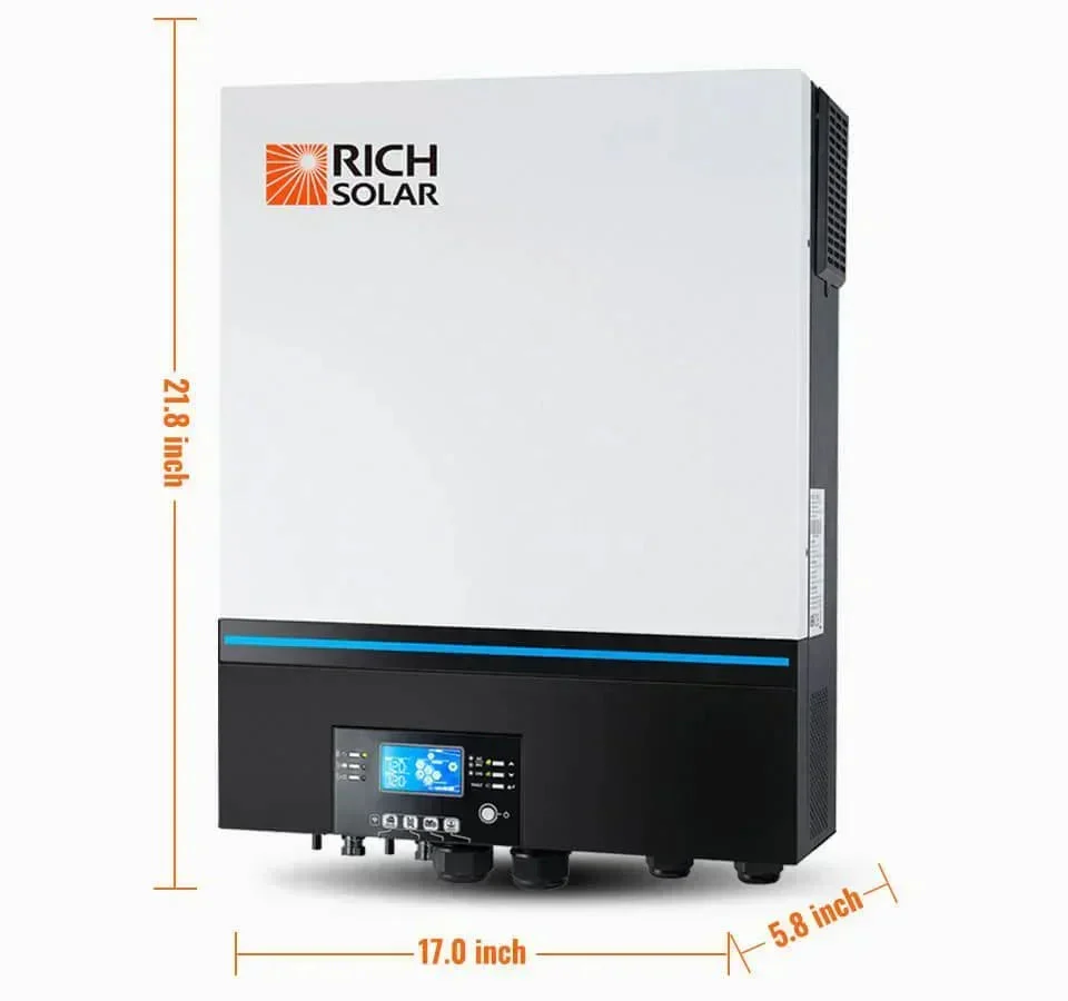 Rich Solar Complete Off-Grid Solar Kit RS-H6548 | 8000W PV Input 48V 120VAC Output - Image 2