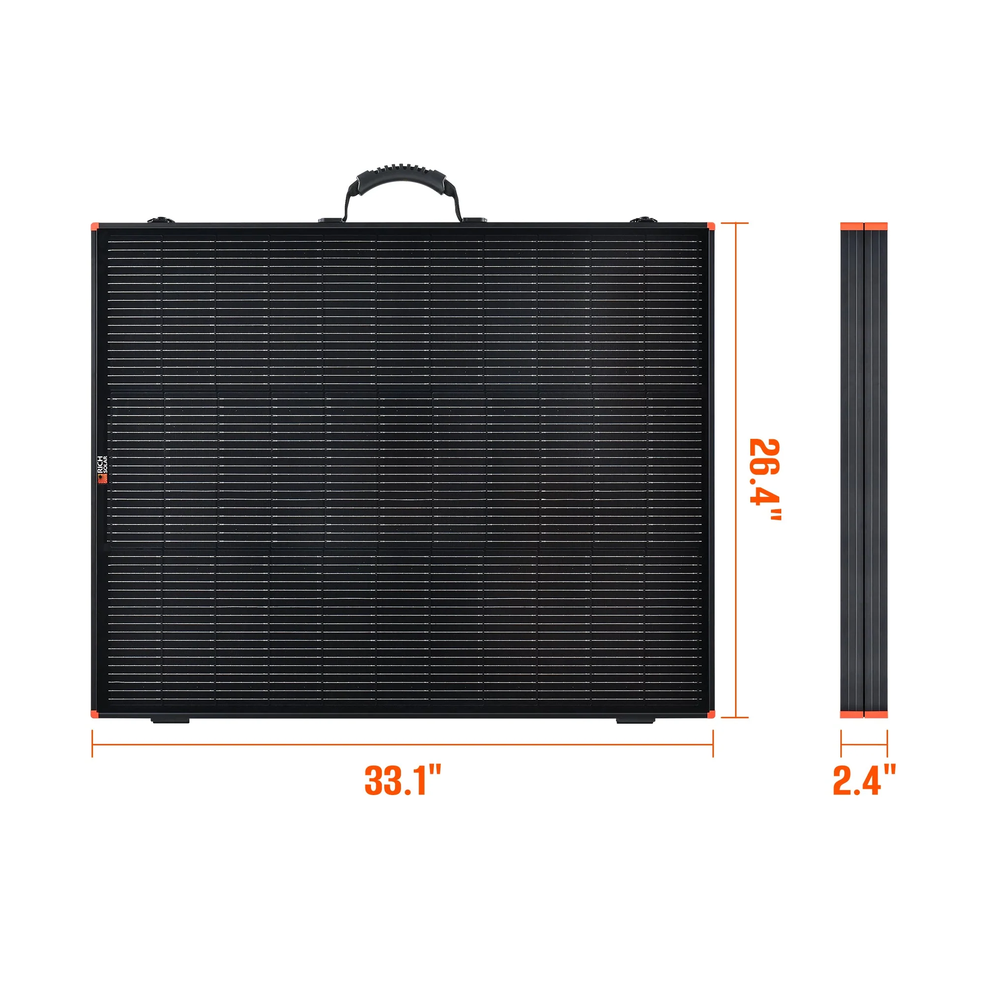 Rich Solar MEGA 200 Watt Portable Solar Panel | Powerful 12V Portable Solar Panel for Generators, Power Stations, Campers - Image 7