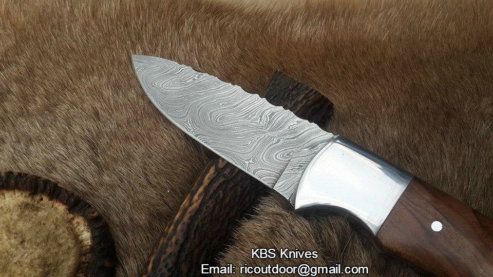 Ridgeback Hunter Custom Handmade Damascus Knife KBS Knives Store - Image 2