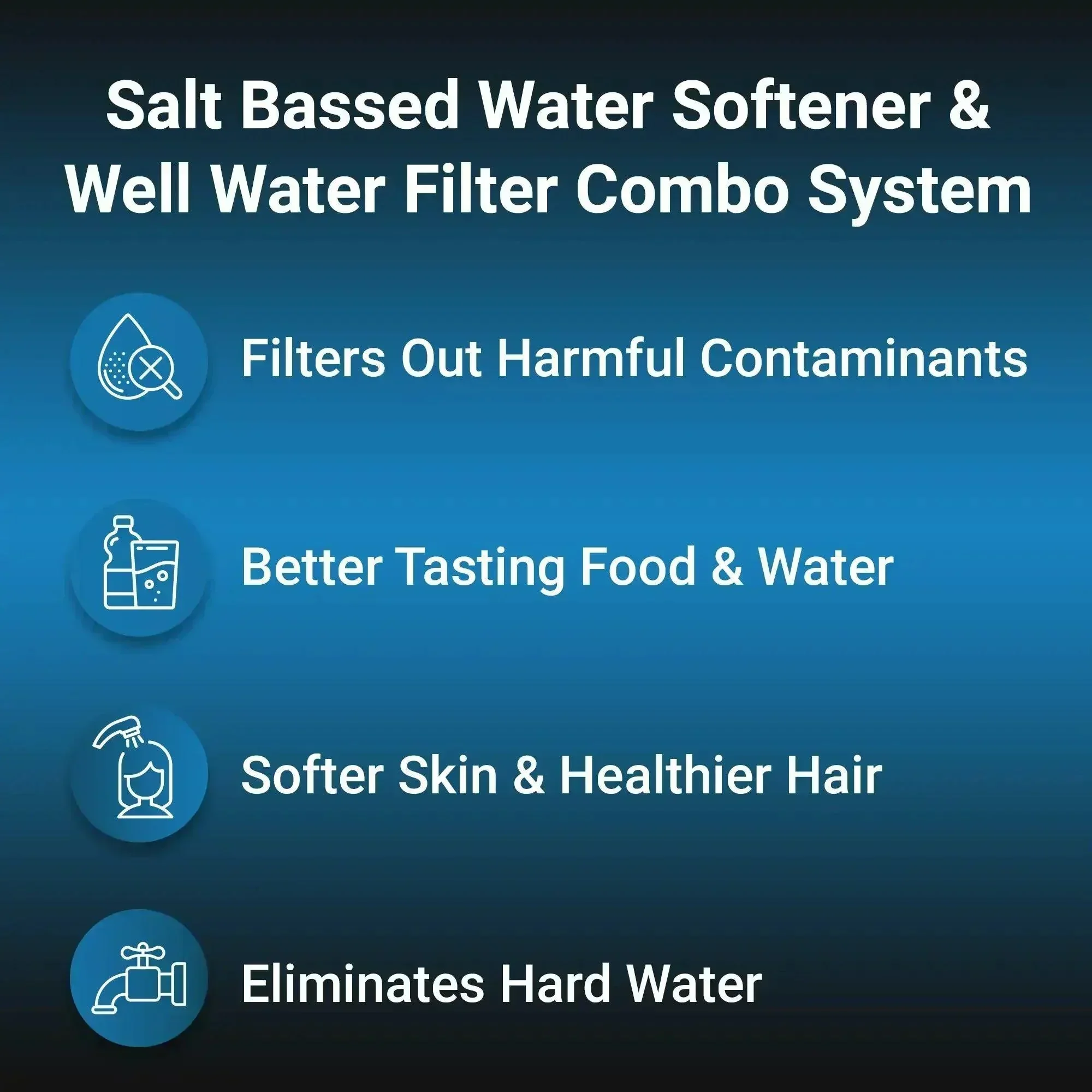 RKIN - Salt Based Water Softener and Well Water Filter Combo - Image 3